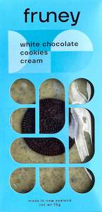 Chocolate Bars: White chocolate cookies & cream bar